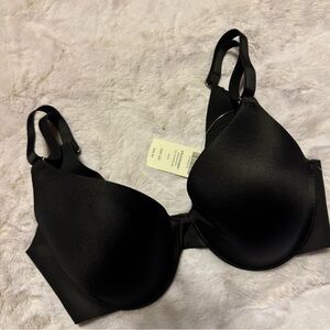 Soma Bra Full Coverage Vanishing Back Black 32C